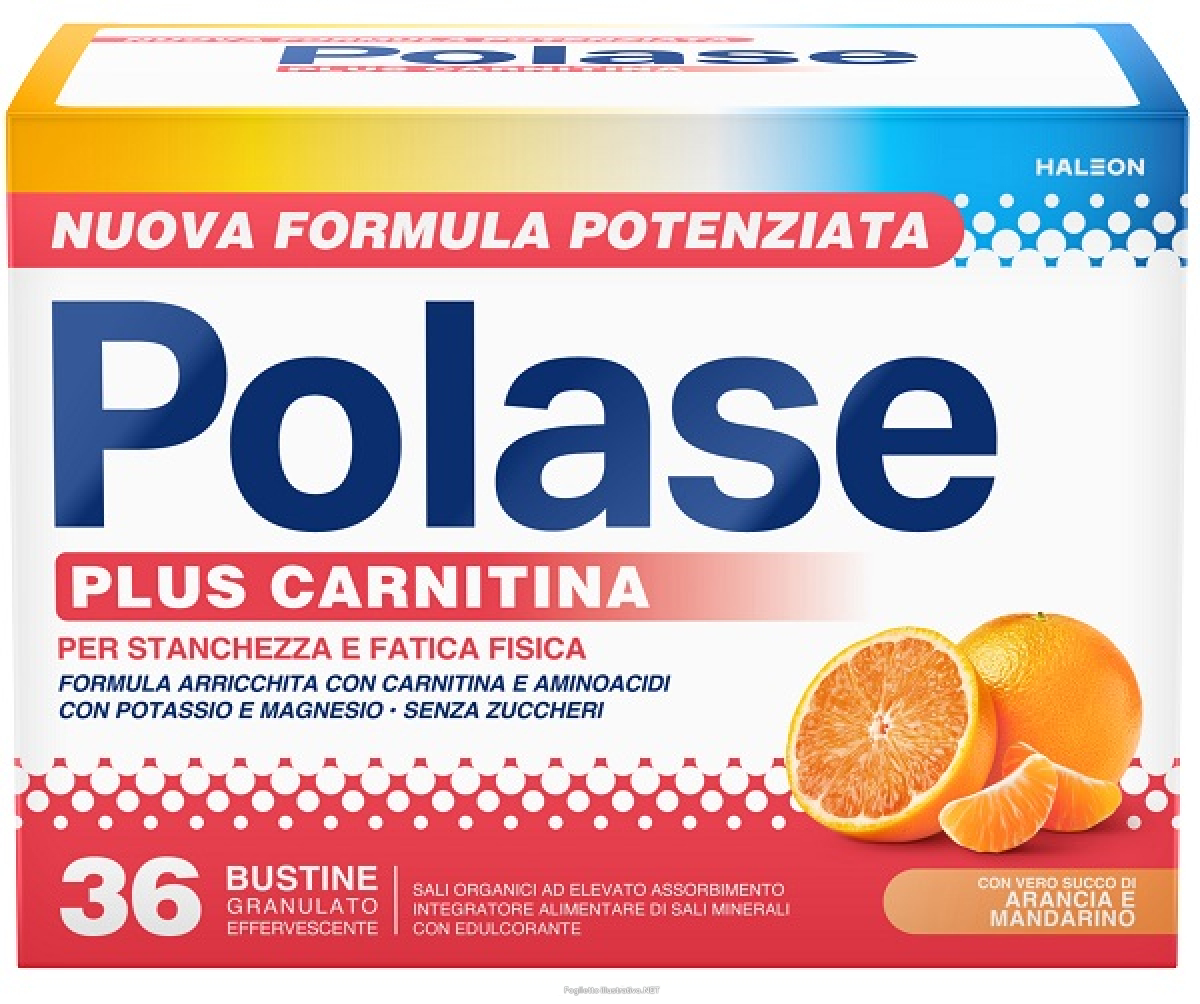 Cerca Offerte di polase plus carnitina integratore di sali minerali per contrastare stanchezza e affaticamento gusto arancia e mandarino 36 bustine e acquista online