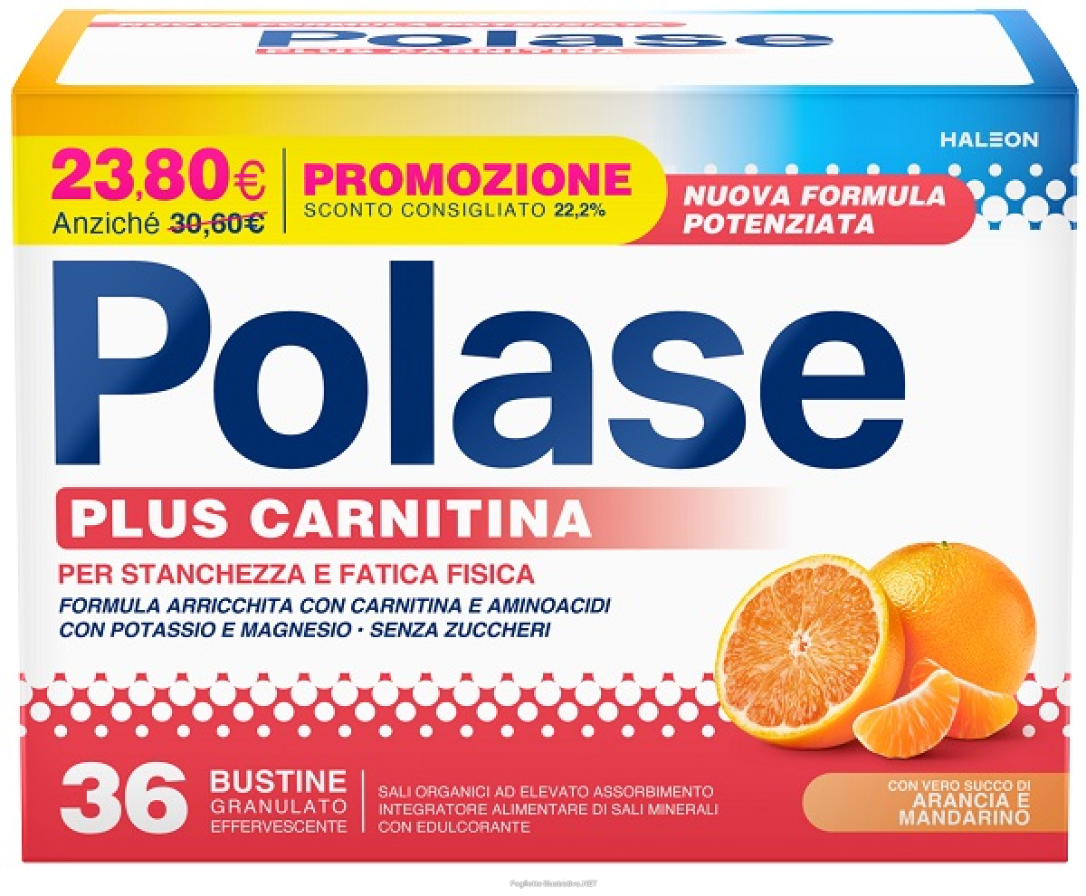 Cerca Offerte di polase plus carnitina promo 36 bustine granulato effervescente da 6,8 g e acquista online