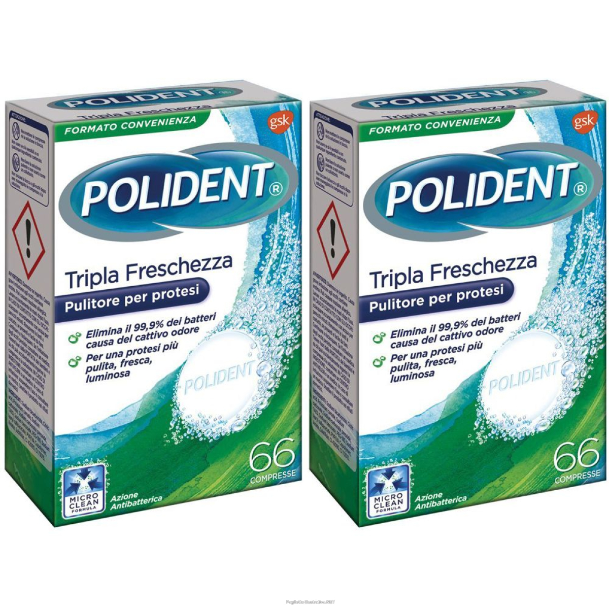 Cerca Offerte di polident intensa freschezza pulitore protesi set da 2 2x66 pz compres e acquista online
