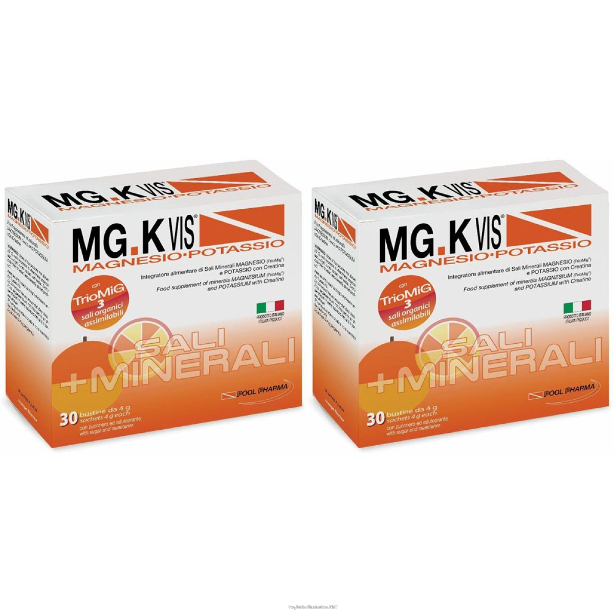 Cerca Offerte di pool pharma mg.k vis® magnesio e potassio gusto arancia set da 2 2x30 e acquista online