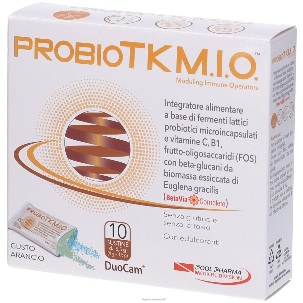 Cerca Offerte di pool pharma probio tk m.i.o. bustine duocam 4x10x5,5 g polvere per sol e acquista online
