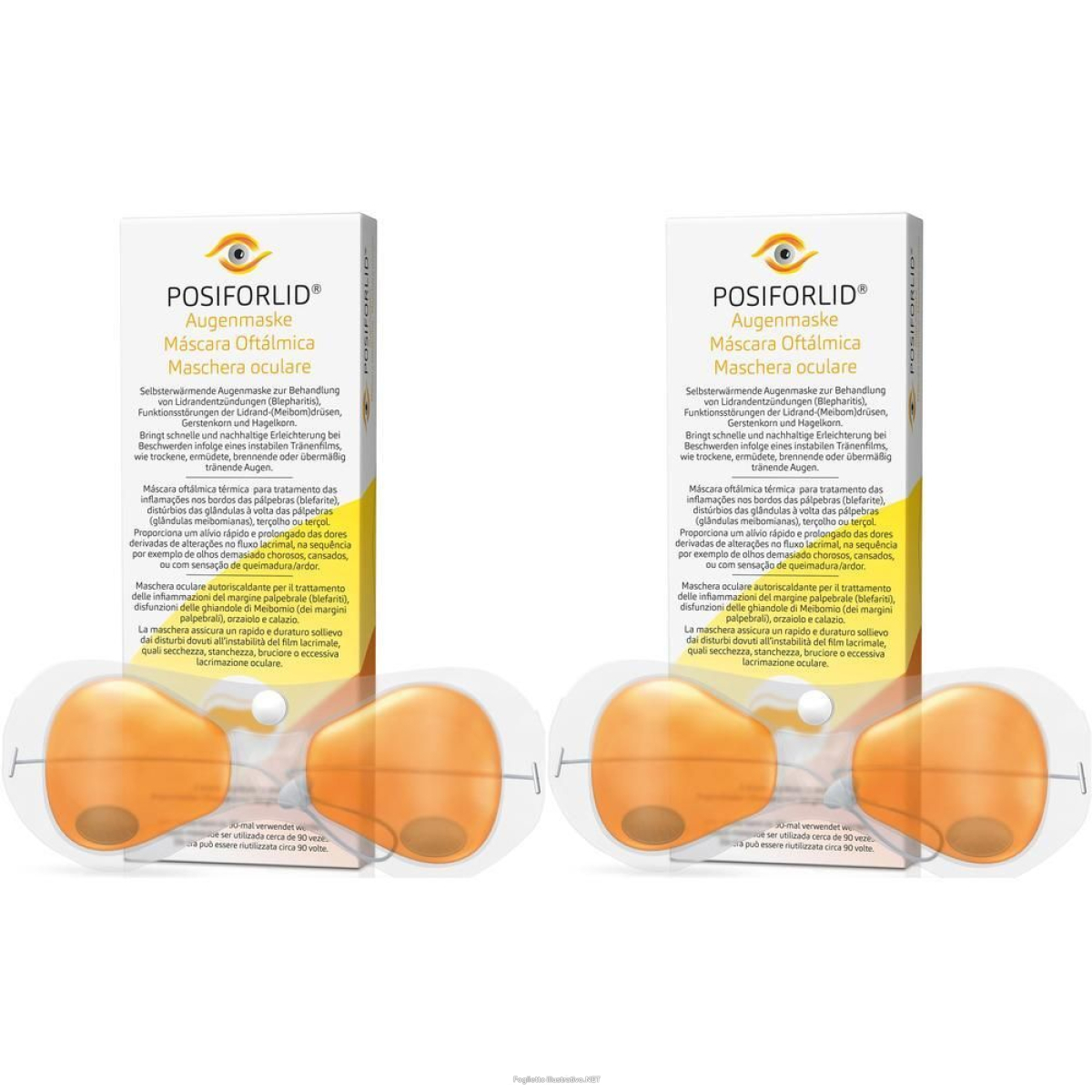 Cerca Offerte di posiforlid maschera occhi per trattamento termico 2x1 st e acquista online