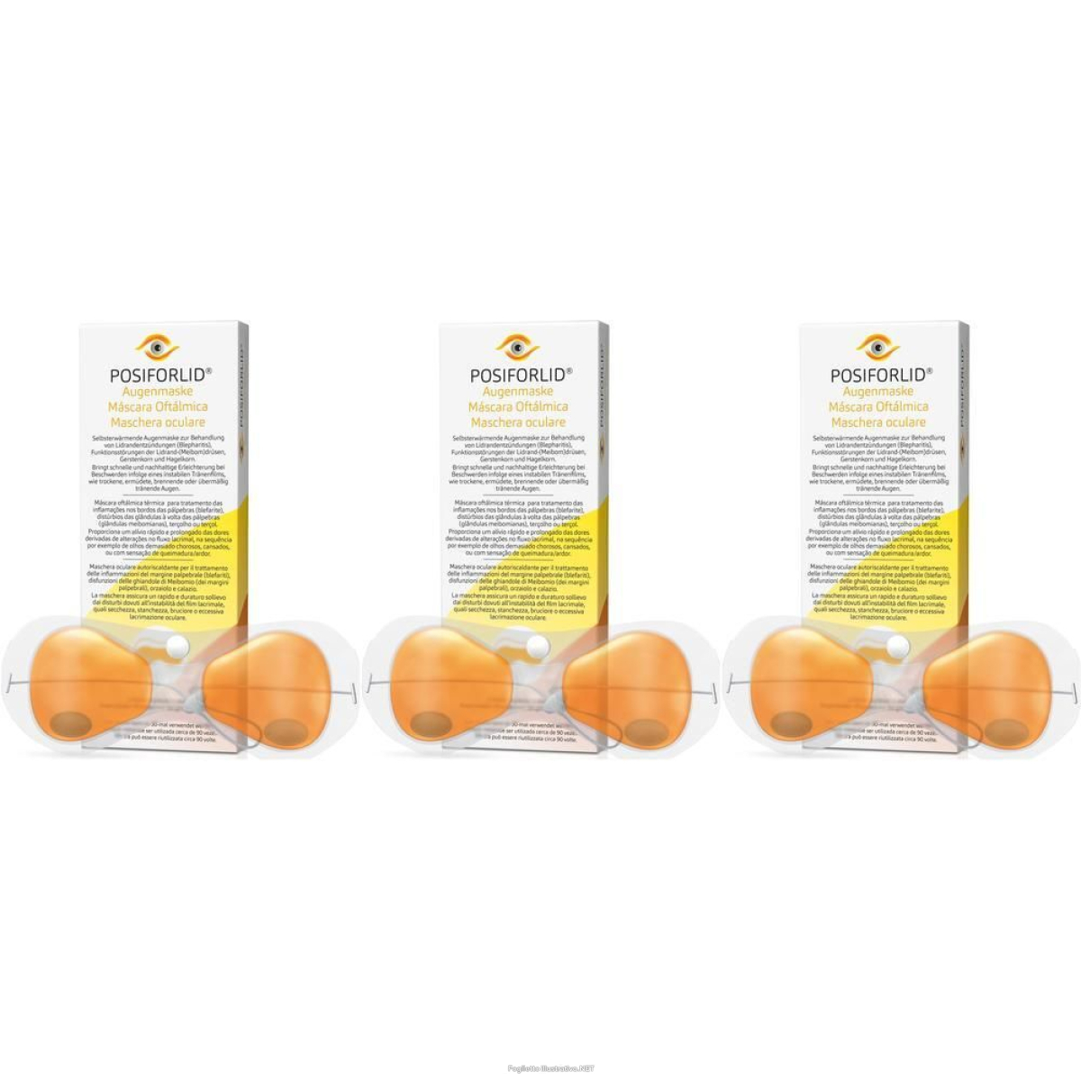 Cerca Offerte di posiforlid maschera occhi per trattamento termico 3x1 st e acquista online