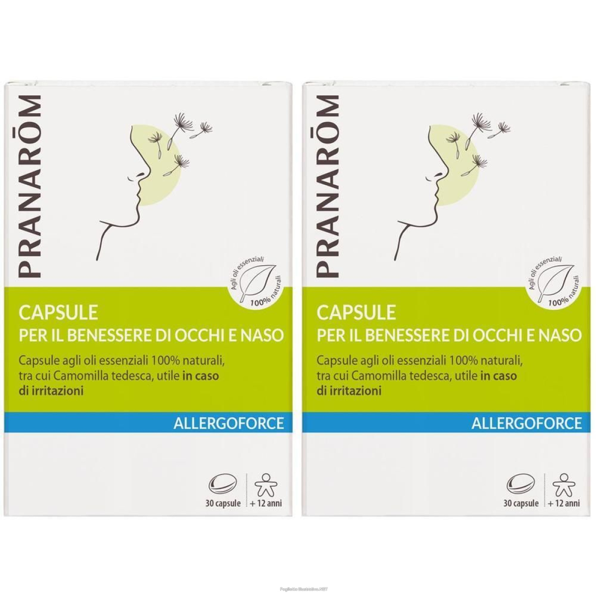 Cerca Offerte di pranarom allergoforce capsule per il benessere di occhi e naso 2x36 g e acquista online