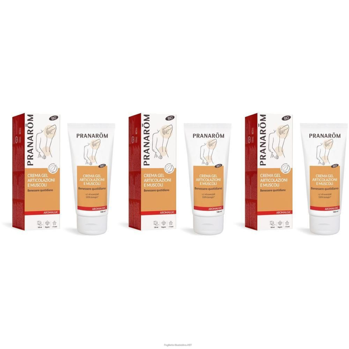 Cerca Offerte di pranarom aromalgic gel crema articolazioni e muscoli 3x100 ml e acquista online