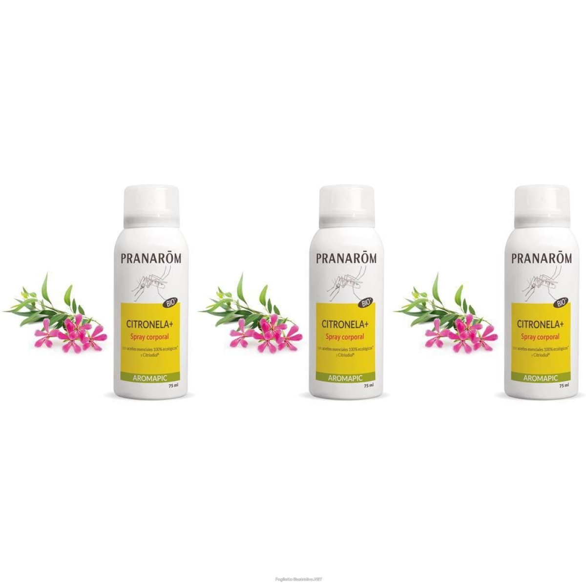 Cerca Offerte di pranarôm aromapic spray corpo anti-zanzare bio 3x75 ml e acquista online