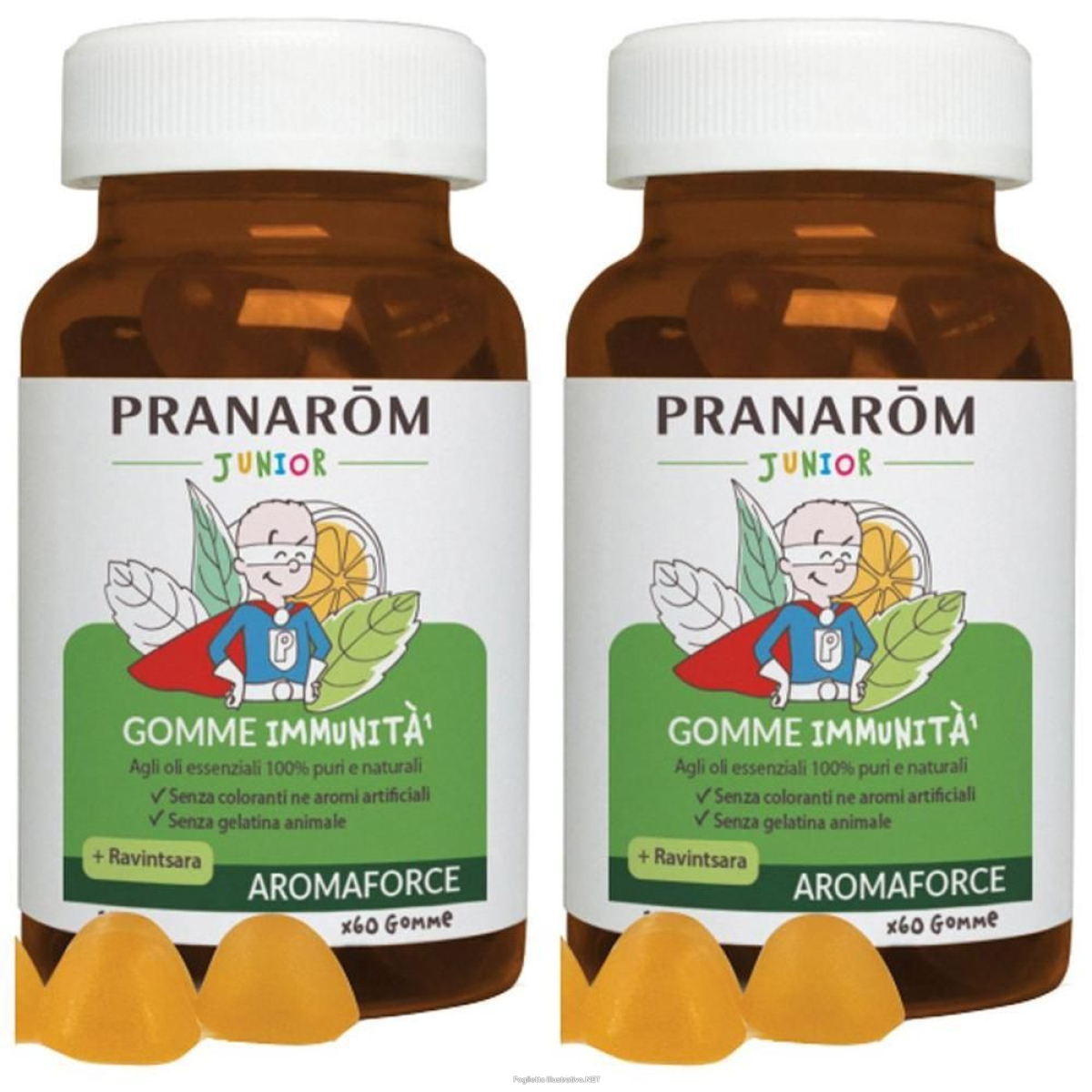 Cerca Offerte di pranarom junior aromaforce gomme immunitá 2x45 g capsule e acquista online