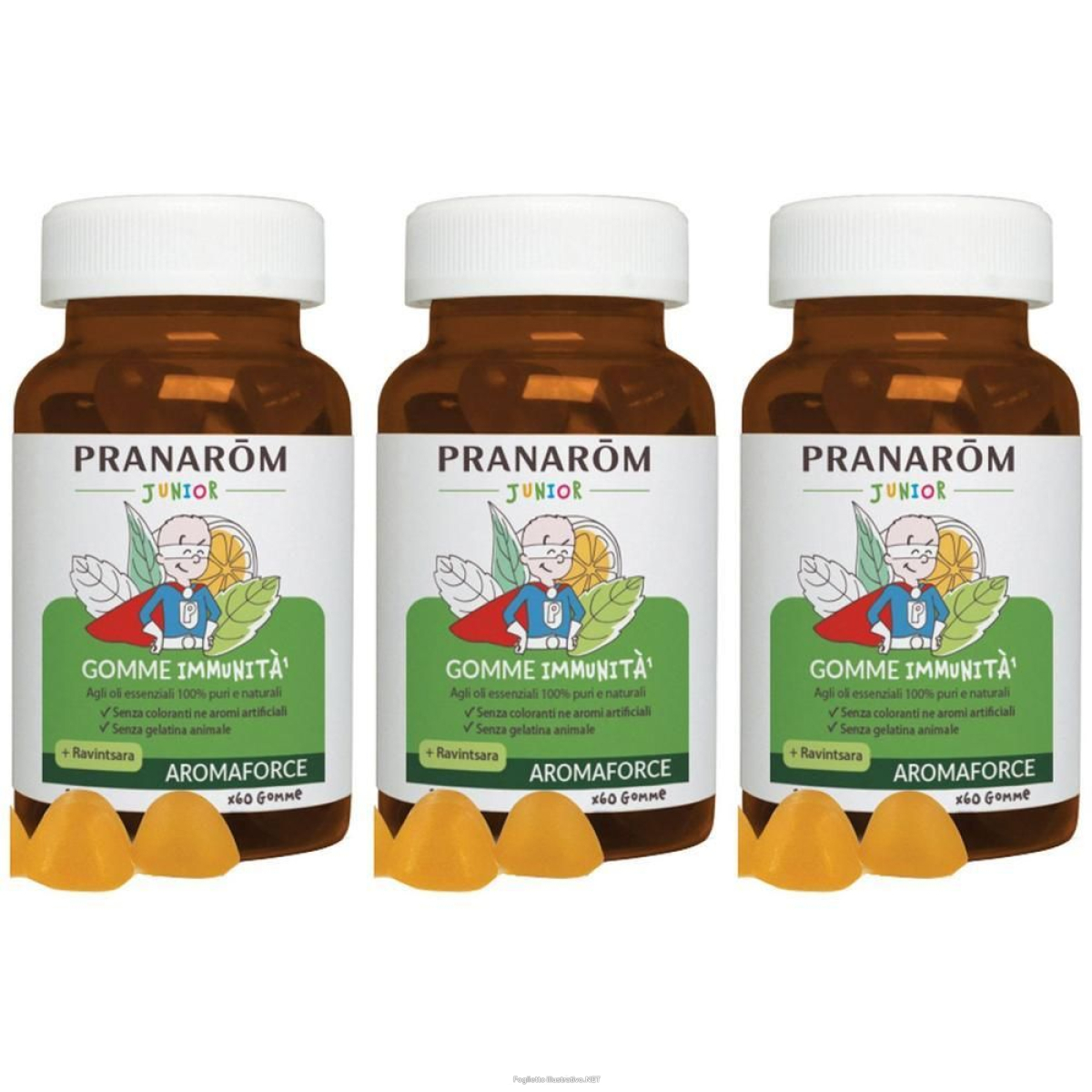 Cerca Offerte di pranarom junior aromaforce gomme immunitá 3x45 g capsule e acquista online
