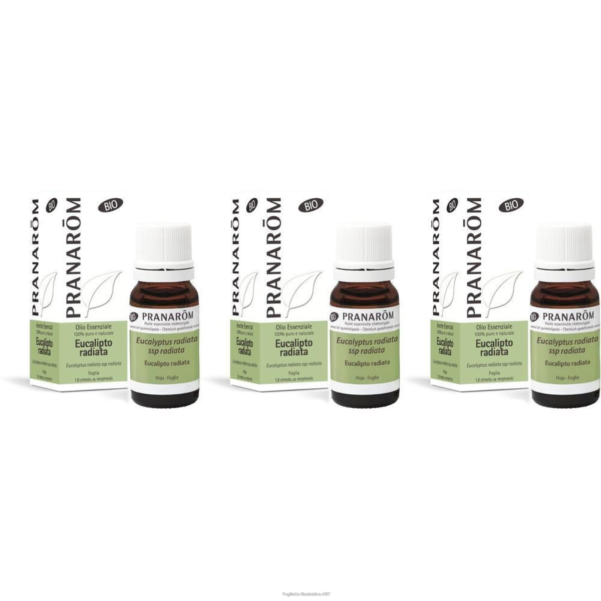 Cerca Offerte di pranarom olio essenziale eucalipto radiata foglia 3x10 ml soluzione or e acquista online