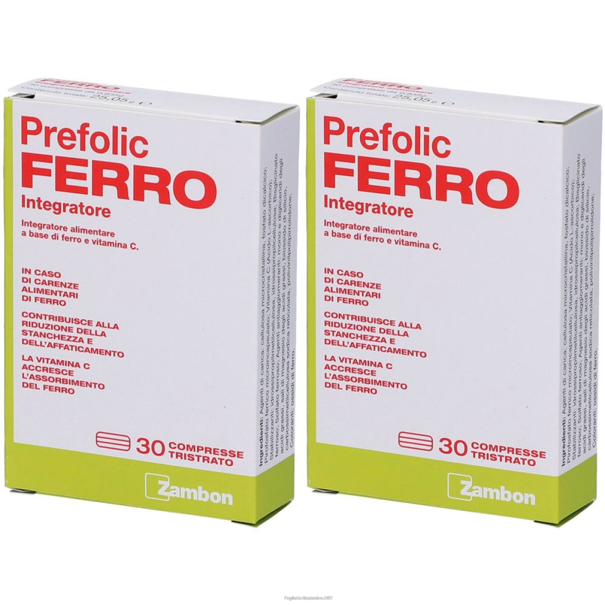 Cerca Offerte di prefolic ferro set da 2 2x25,5 g compresse e acquista online