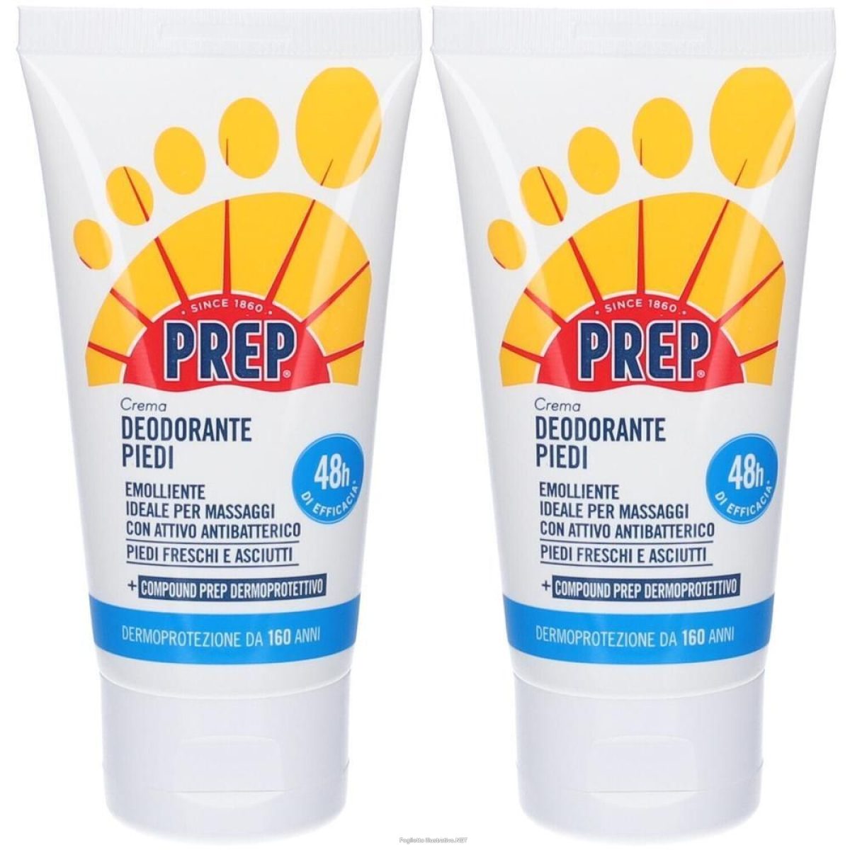 Cerca Offerte di prep crema deodorante piedi 2x75 ml e acquista online