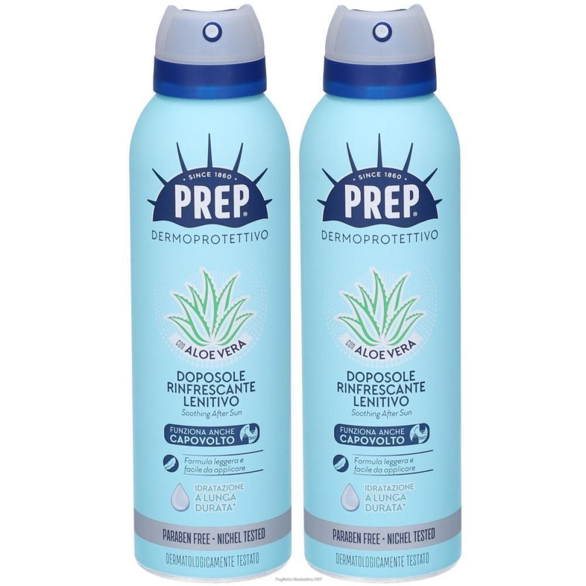 Cerca Offerte di prep dermoprotettivo doposole rinfrescante lenitivo 2x150 ml spray e acquista online