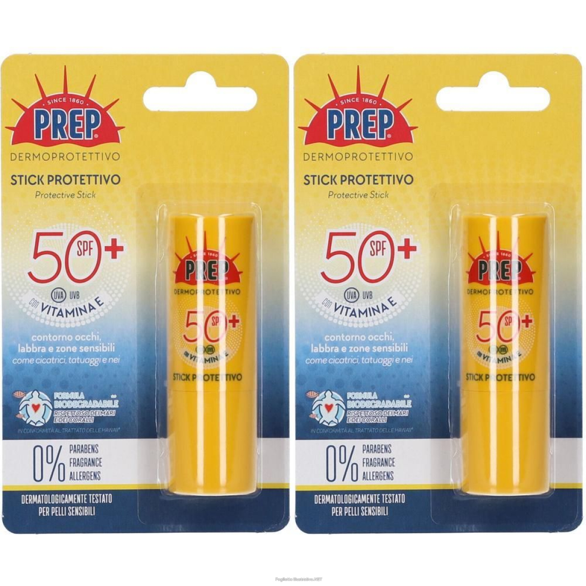 Cerca Offerte di prep dermoprotettivo stick protettivo spf50+ 2x12 ml e acquista online