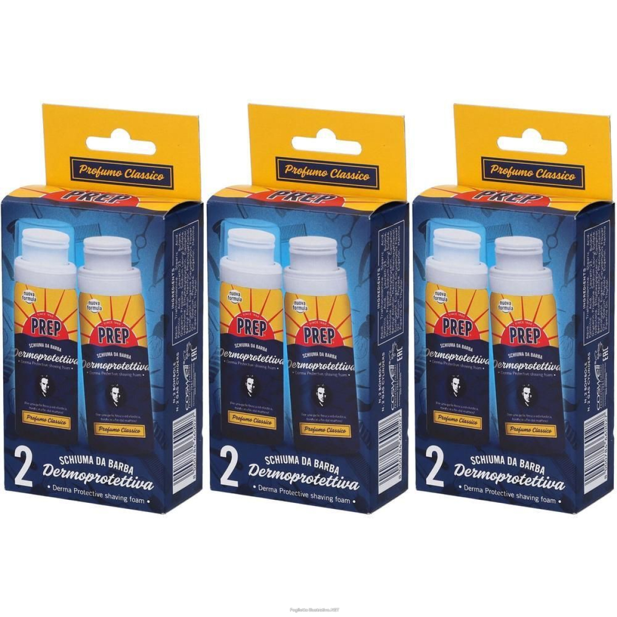 Cerca Offerte di prep schiuma barba classica 2 pezzi da 50 ml 3x100 ml e acquista online