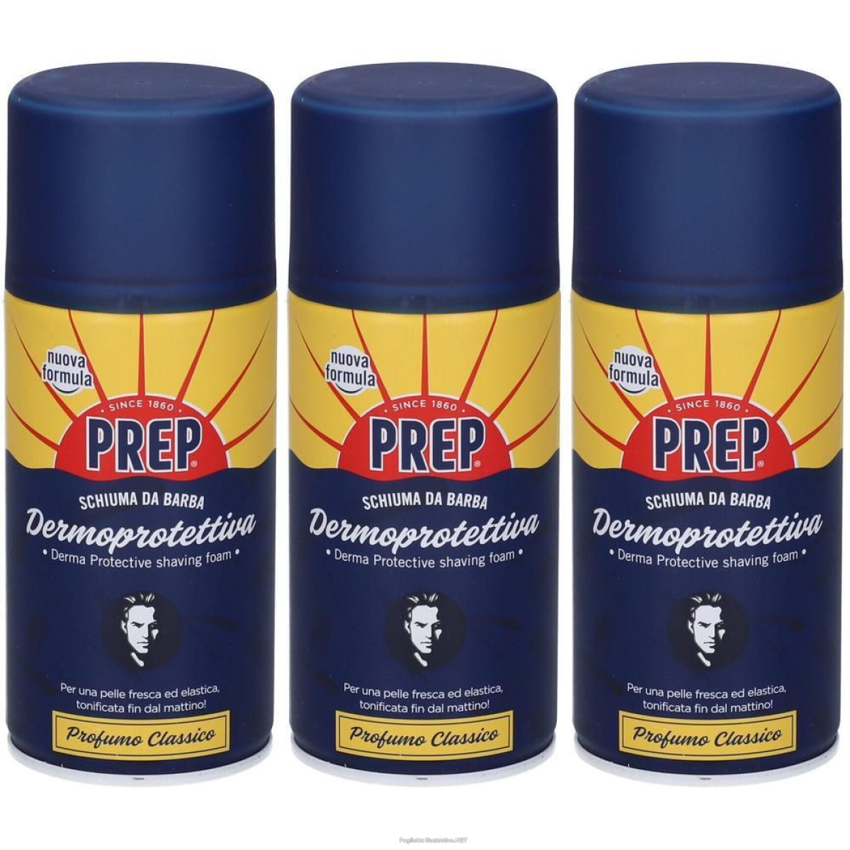 Cerca Offerte di prep schiuma barba dermoprotettiva profumo classico 300 ml 3x300 ml e acquista online
