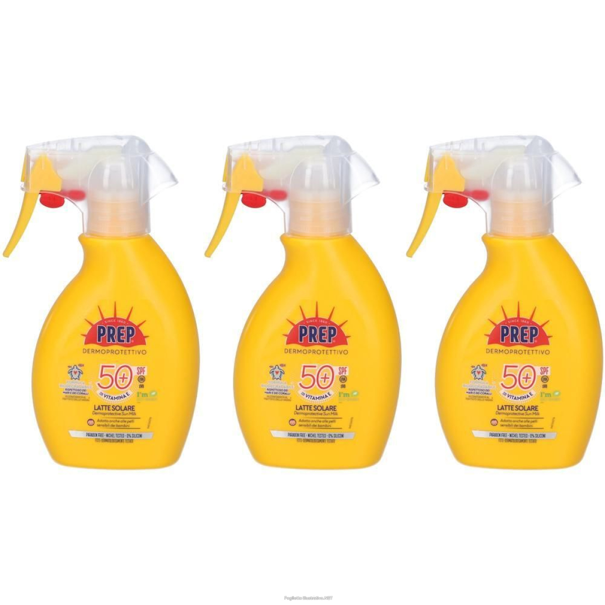 Cerca Offerte di prep trigger latte solare spray spf 50+ 3x200 ml crema e acquista online