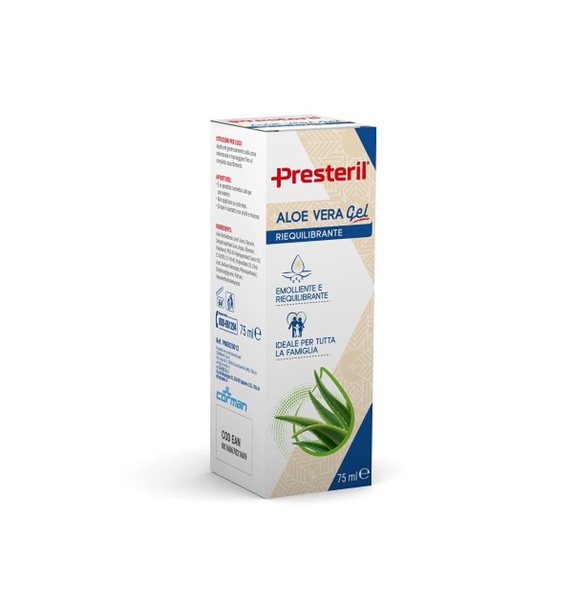 Cerca Offerte di Presteril aloe vera gel emolliente e riequilibrante per pelle secca e sensibile 75ml e acquista online