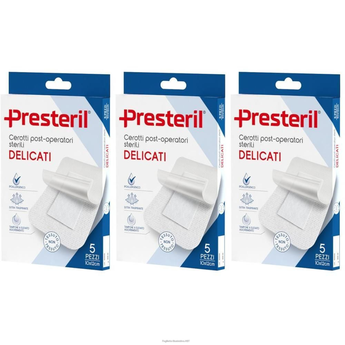 Cerca Offerte di presteril cerotti post operatori delicati 10x12 cm 3x5 pz cerotto e acquista online