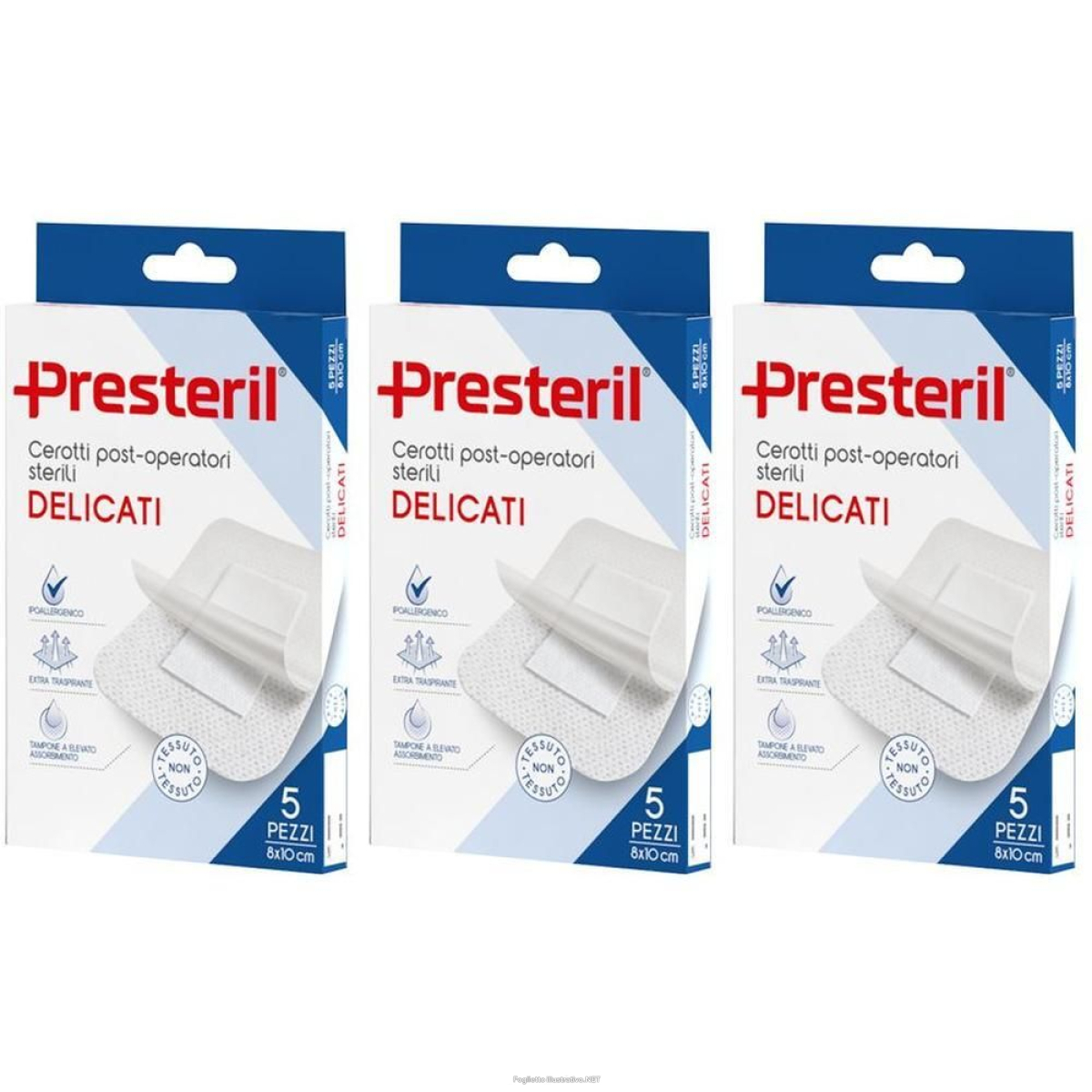 Cerca Offerte di presteril cerotti post operatori delicati 8x10 cm 3x5 st e acquista online