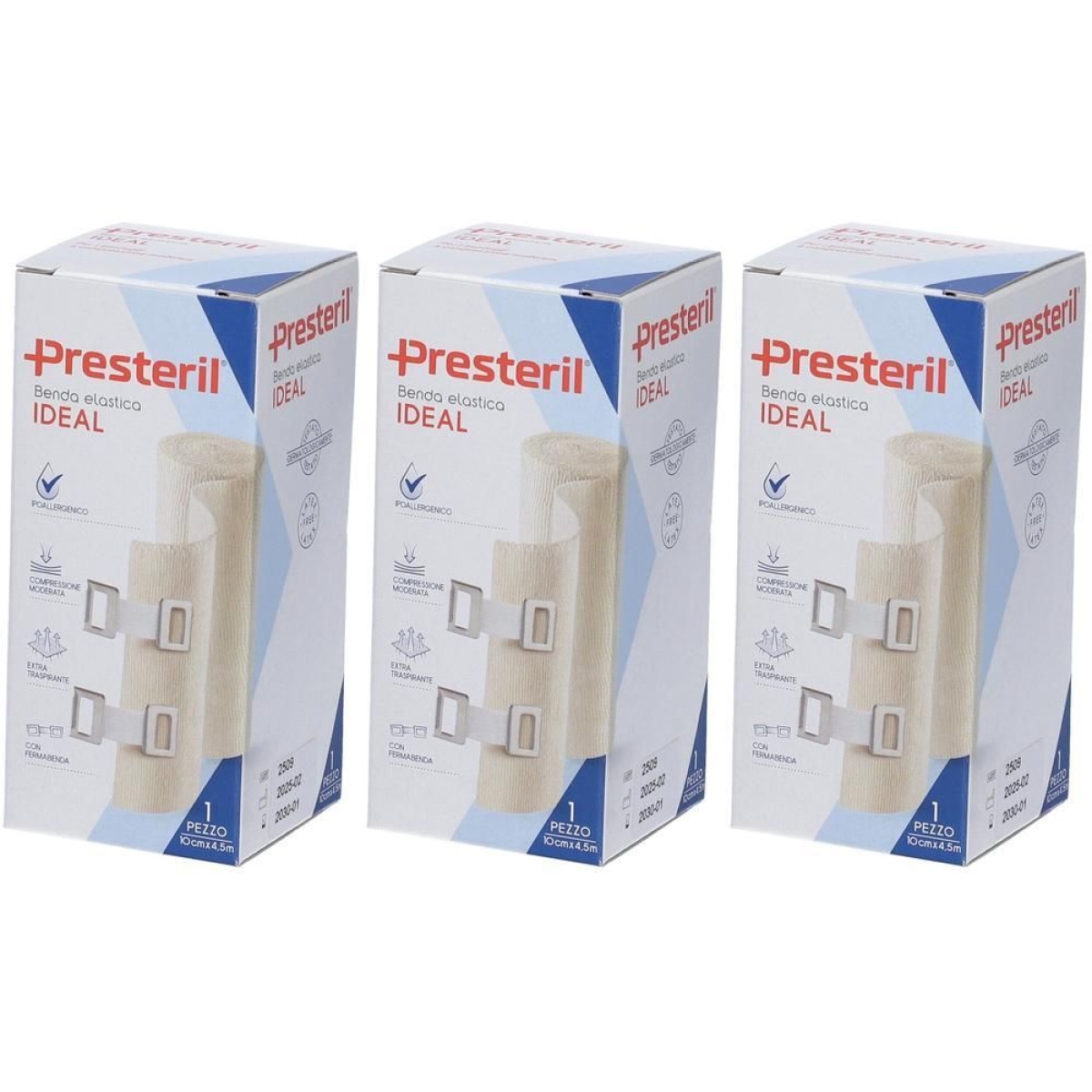 Cerca Offerte di Presteril ideal benda elastica 10cm x 4,5m 3x1 st e acquista online