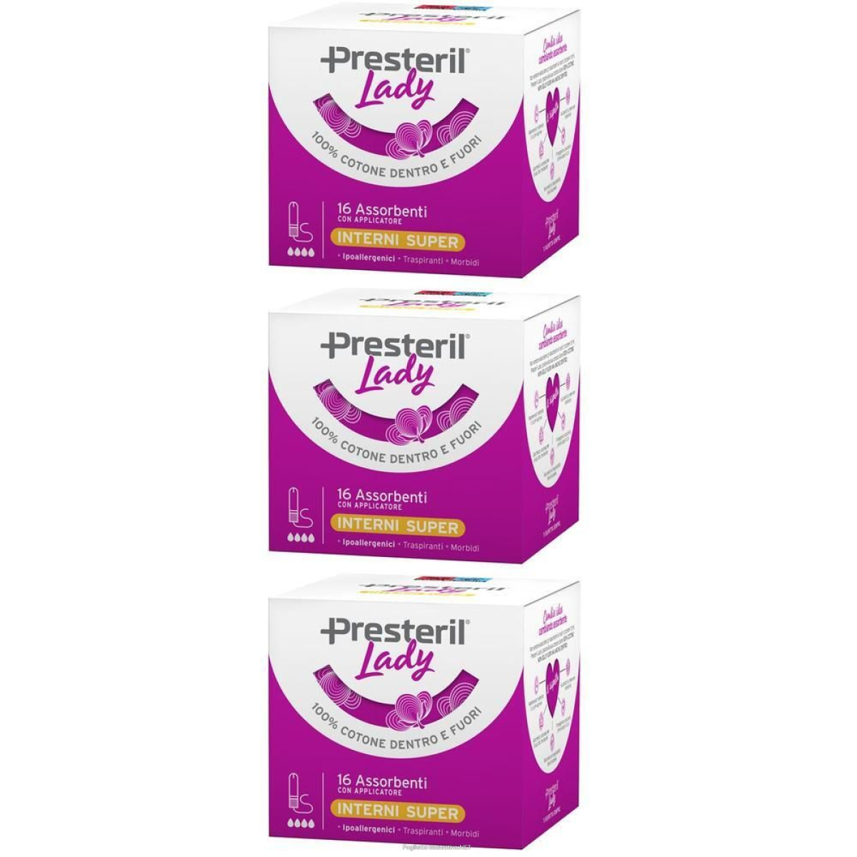 Cerca Offerte di presteril lady assorbenti interni super 3x16 st e acquista online