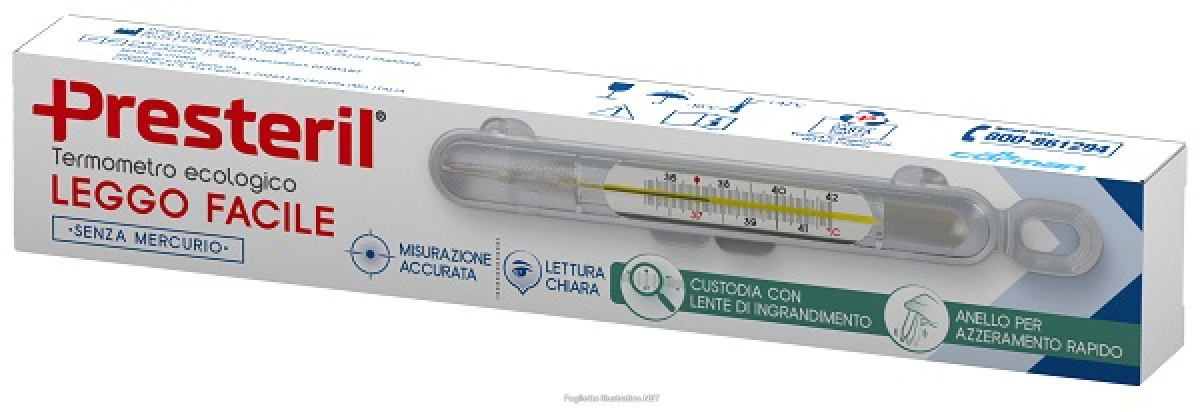 Cerca Offerte di presteril termometro ecologico leggo facile senza mercurio 1 pz termom e acquista online
