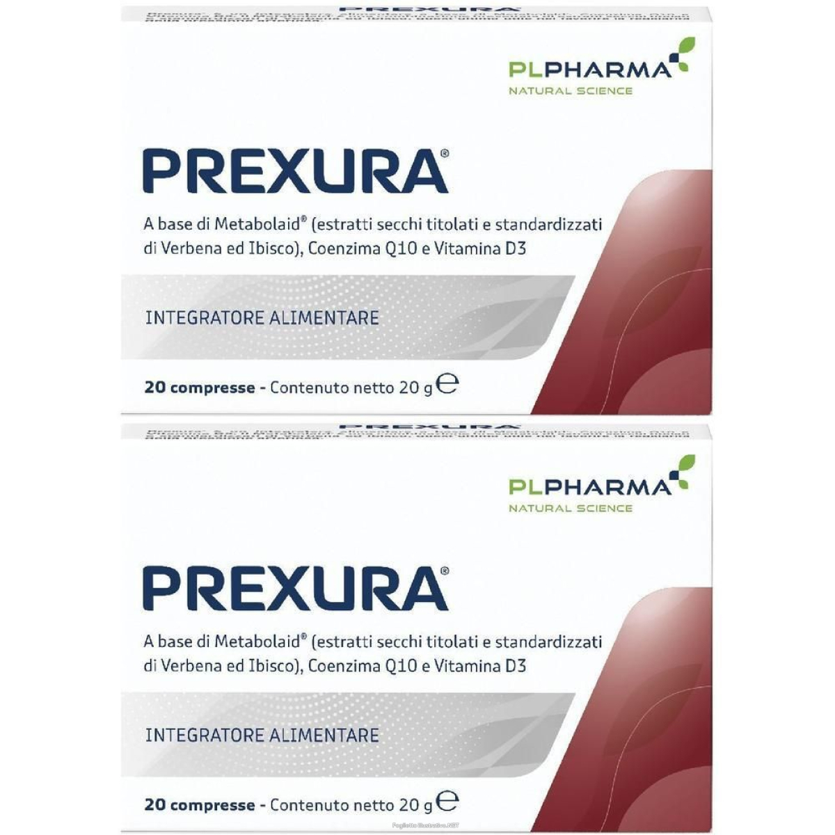 Cerca Offerte di prexura 20 compresse 2x20 pz e acquista online