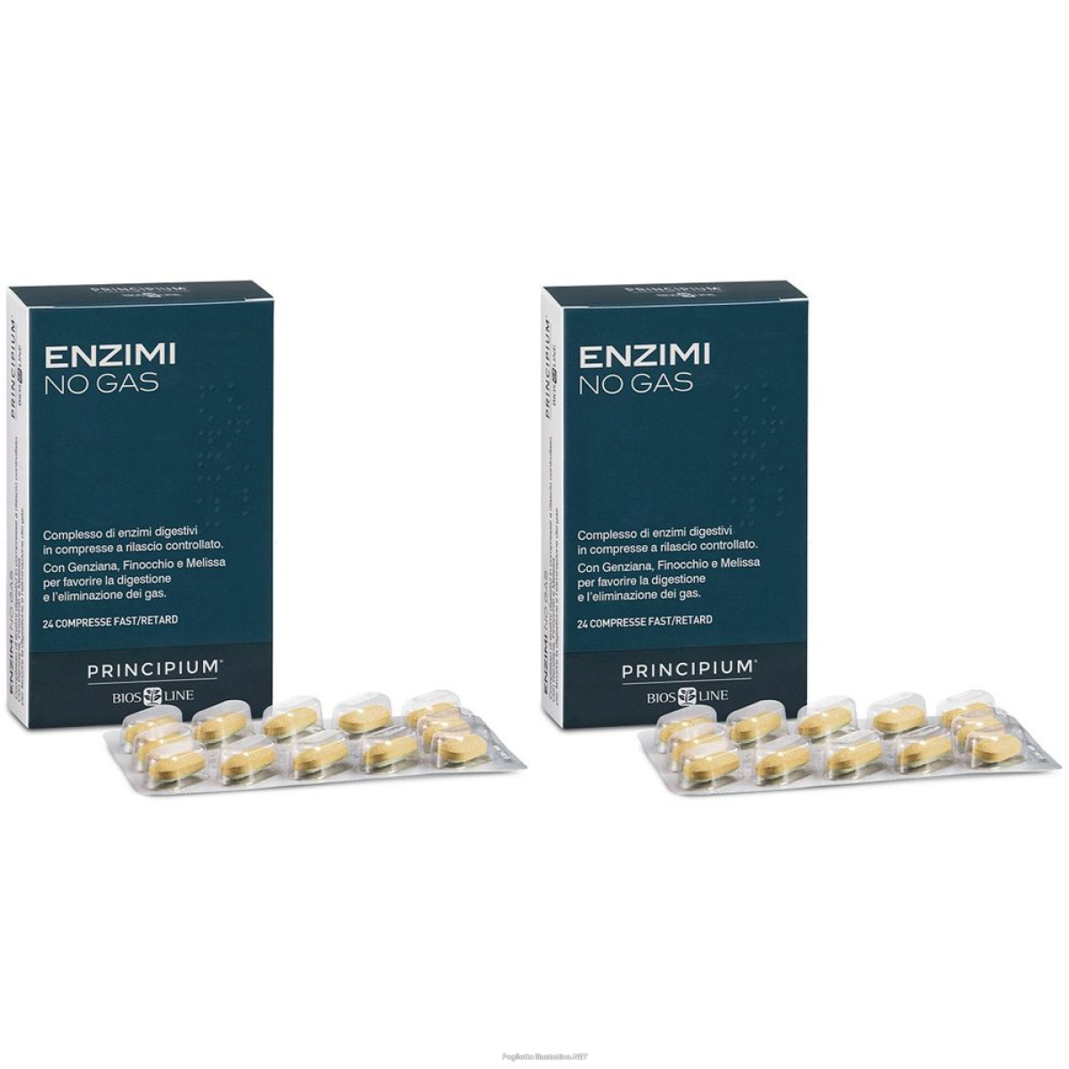Cerca Offerte di principium enzimi no gas fast/retard 24 compresse set da 2 2x21,1 g co e acquista online