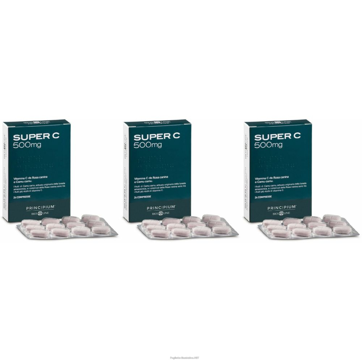 Cerca Offerte di principium super c 500 mg set da 3 3x24,2 g compresse e acquista online