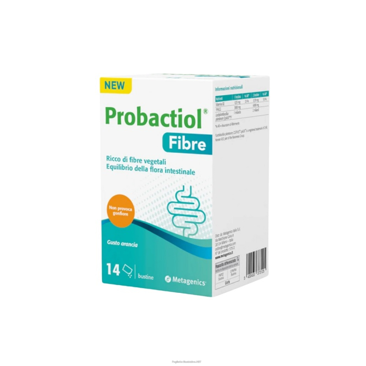 Cerca Offerte di probactiol fibre integratore per l’equilibrio della flora intestinale e il transito regolare 14 bustine e acquista online