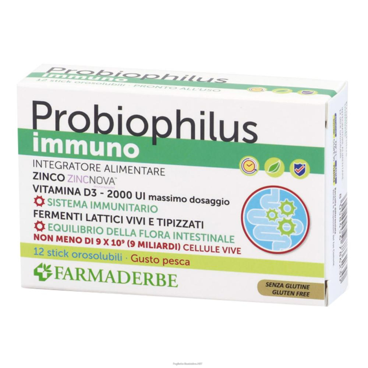 Cerca Offerte di probiophilus immuno 12stick pack orosolubili 12 g gusto pesca e acquista online