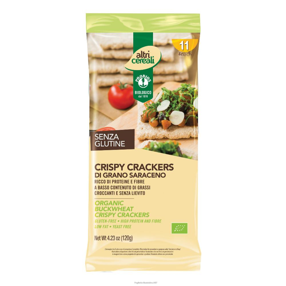 Cerca Offerte di probios crispy crackers grano saraceno 120 g e acquista online