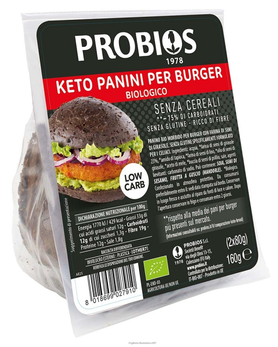 Cerca Offerte di probios keto panini burger 160 g e acquista online