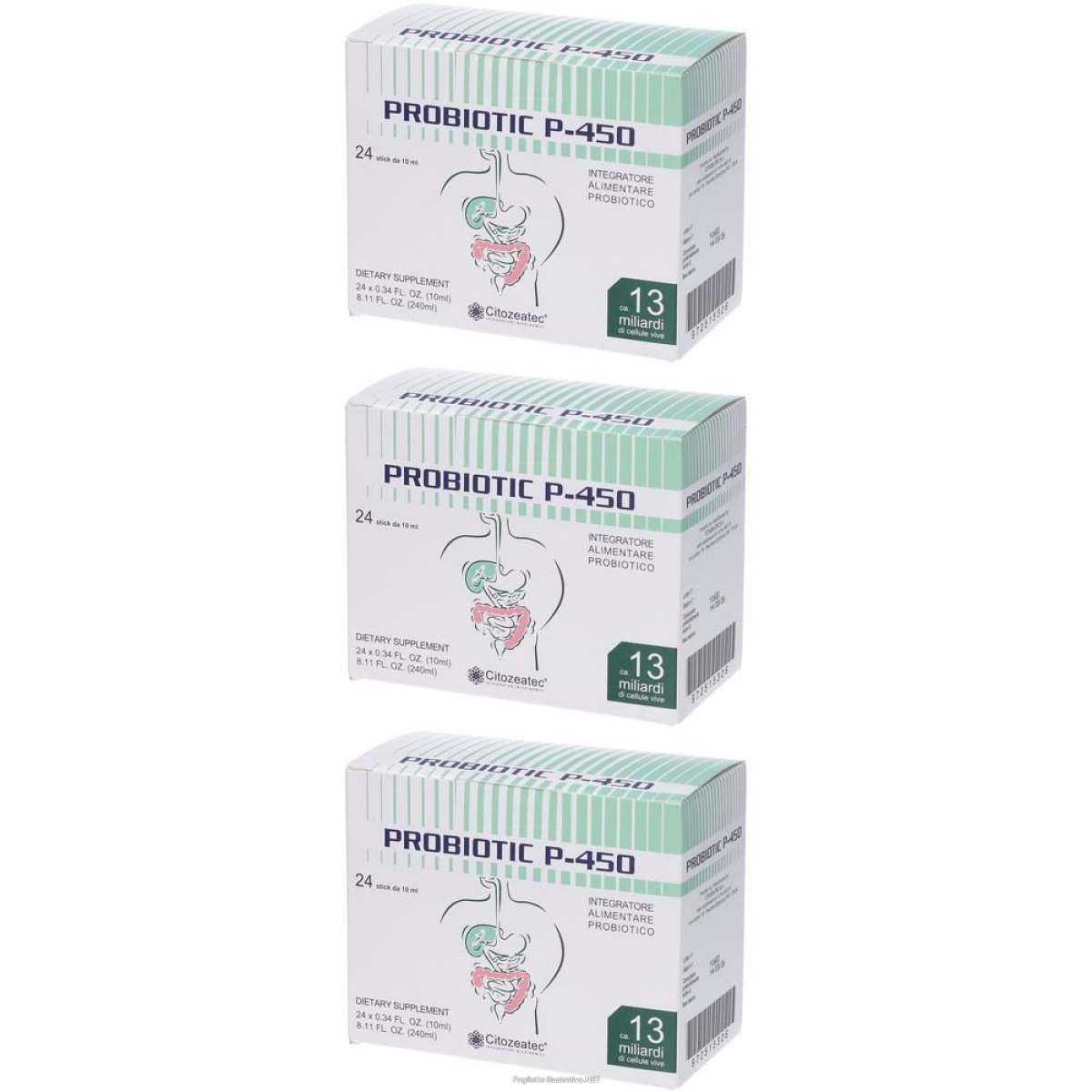 Cerca Offerte di probiotic p-450 stick orali 3x24x10 ml e acquista online