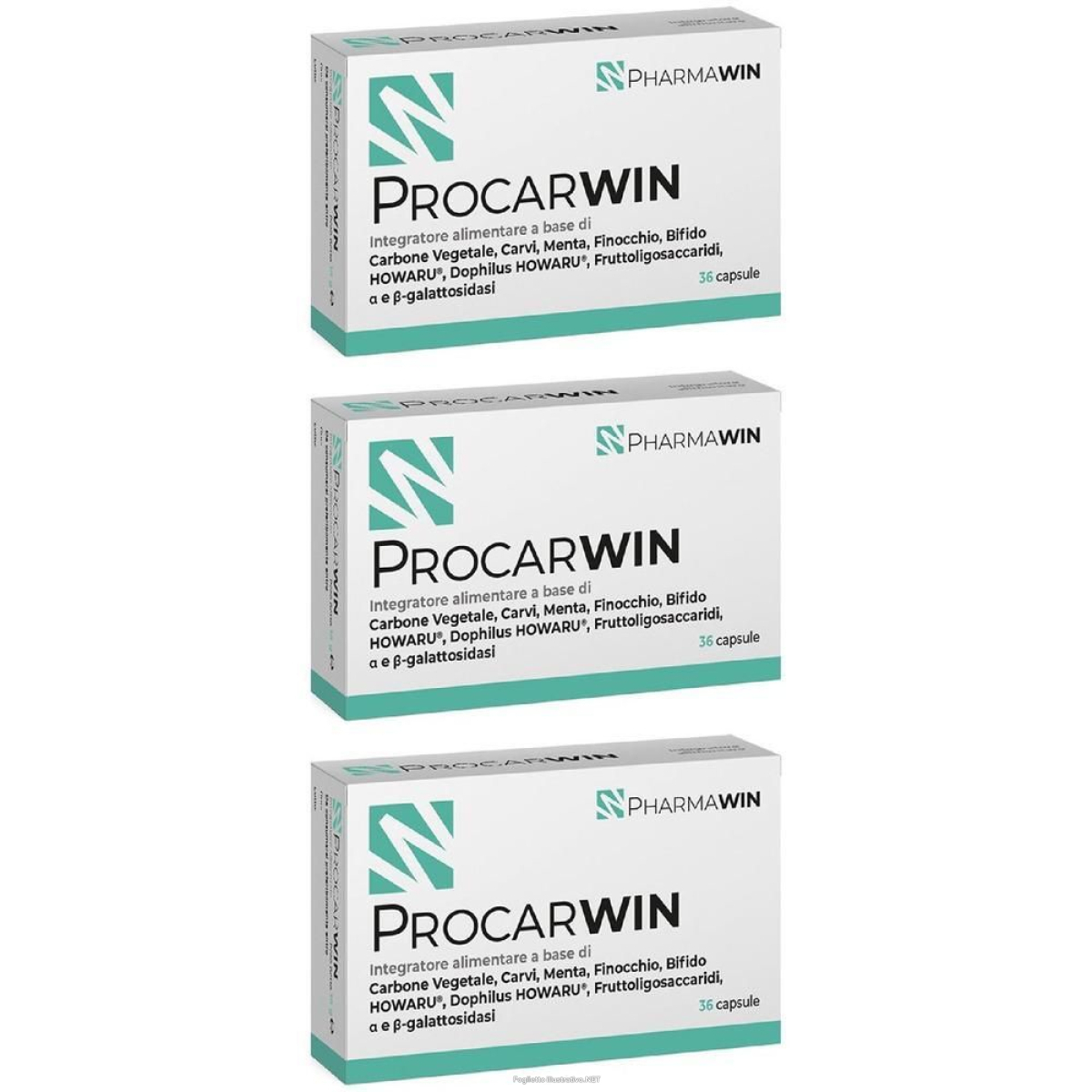 Cerca Offerte di procarwin 36 capsule 3x18 g e acquista online