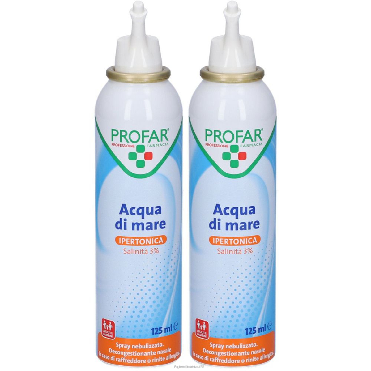 Cerca Offerte di profar acqua di mare spray ipertonica 3% set da 2 2x125 ml e acquista online