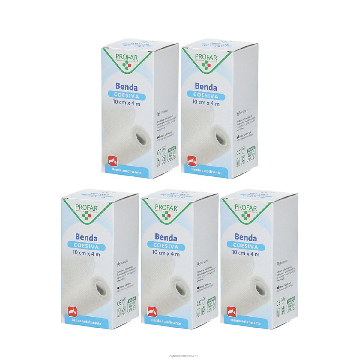 Cerca Offerte di profar® benda coesiva 10 cm x 4 m 5x1 pz assorbenti e acquista online