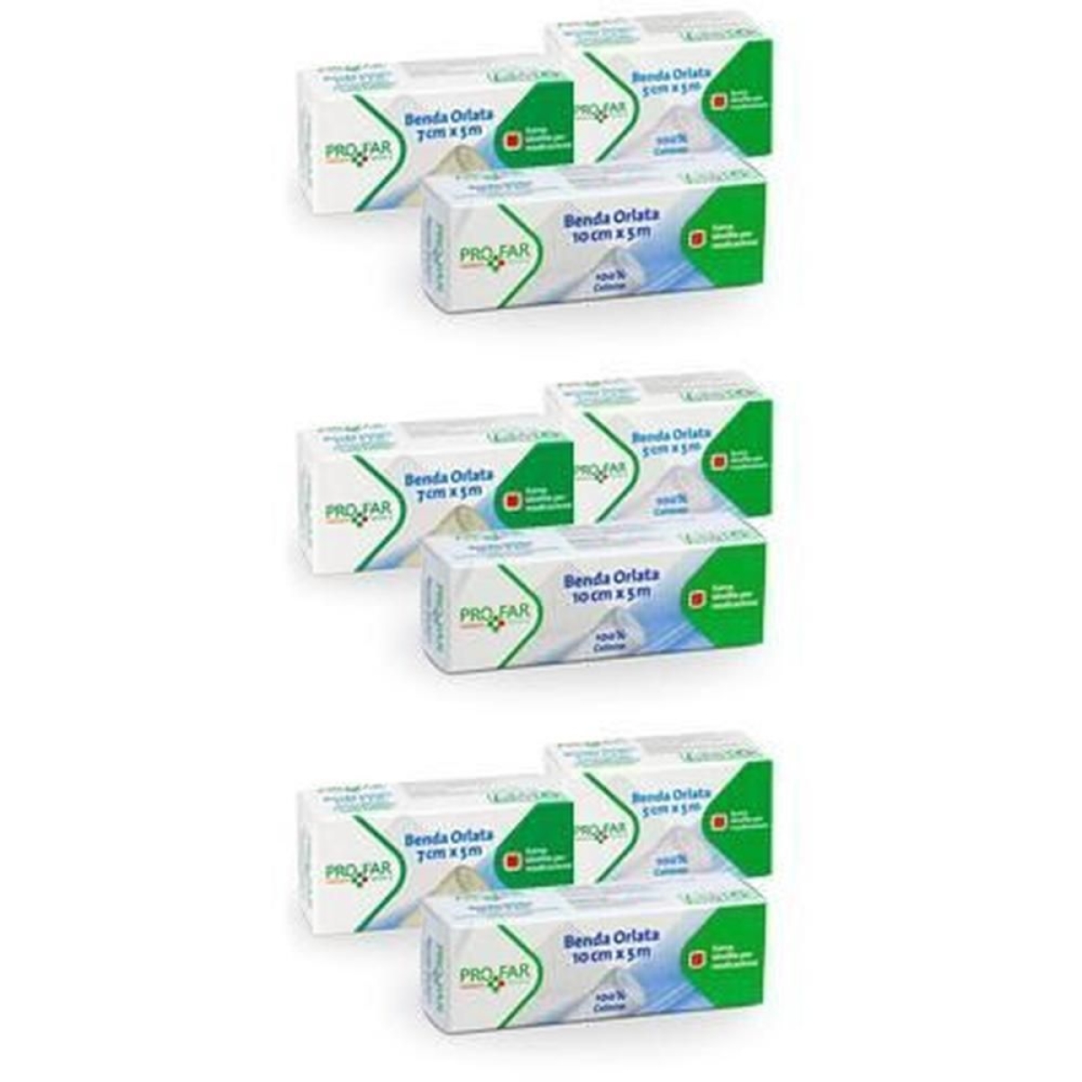 Cerca Offerte di Profar benda orlata 7cm x 5m 3x1 pz in garza e acquista online