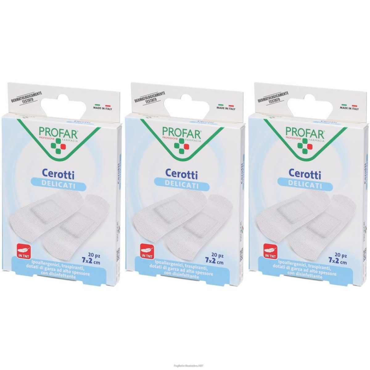 Cerca Offerte di profar cerotto tessuto non delicato medi 7x2 cm 3x20 pz cerott e acquista online