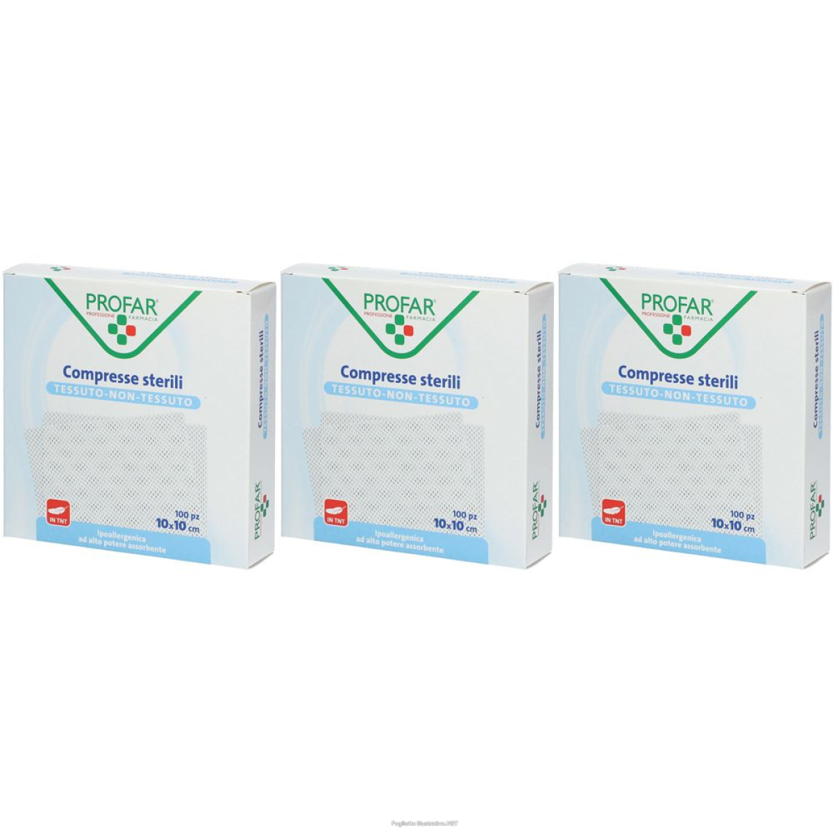 Cerca Offerte di profar® compresse sterili 10 x cm set da 3 3x100 pz garza e acquista online