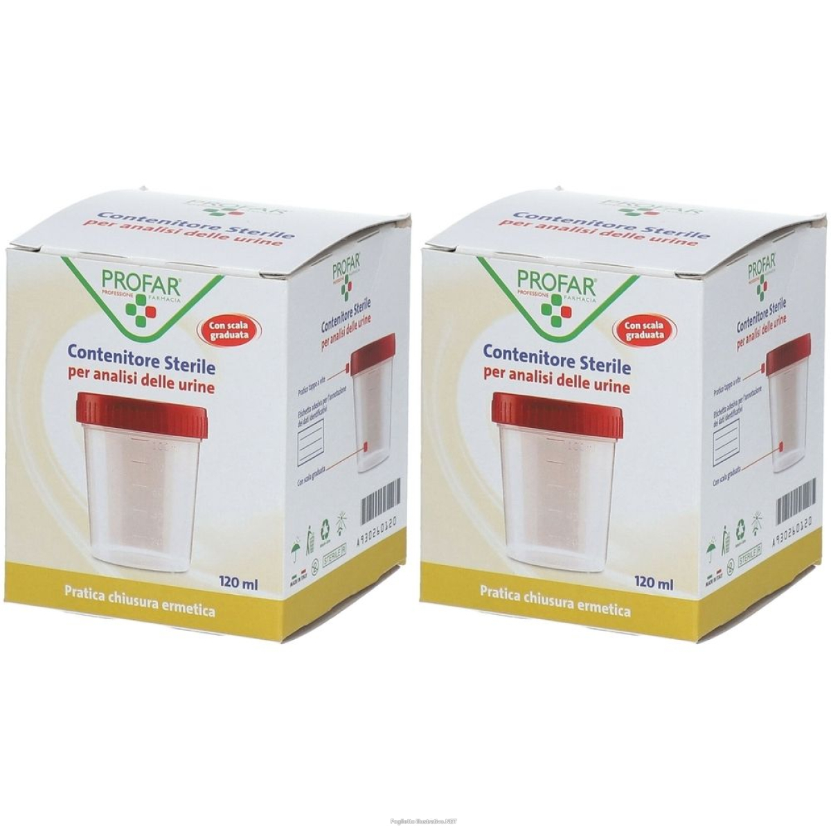 Cerca Offerte di profar® contenitore sterile per analisi delle urine 2x1 st e acquista online