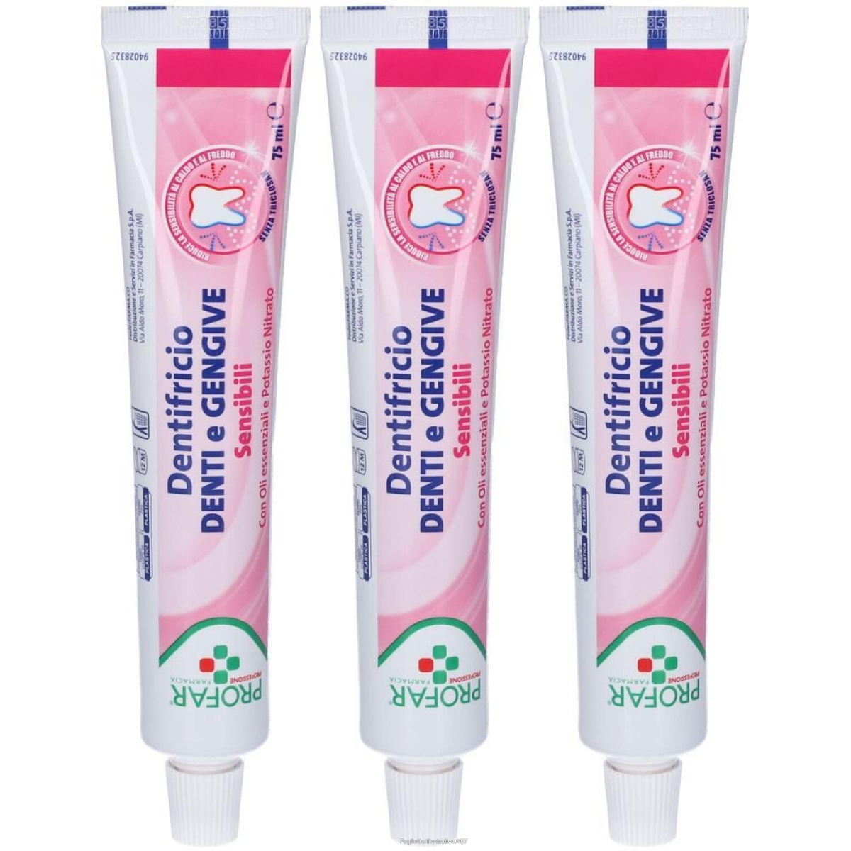 Cerca Offerte di profar dentifricio denti e gengive sensibili 3x75 ml e acquista online