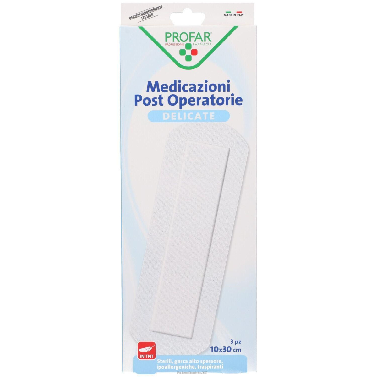 Cerca Offerte di profar medicazione post operatoria sterile garza antiaderente 10x30 cm e acquista online