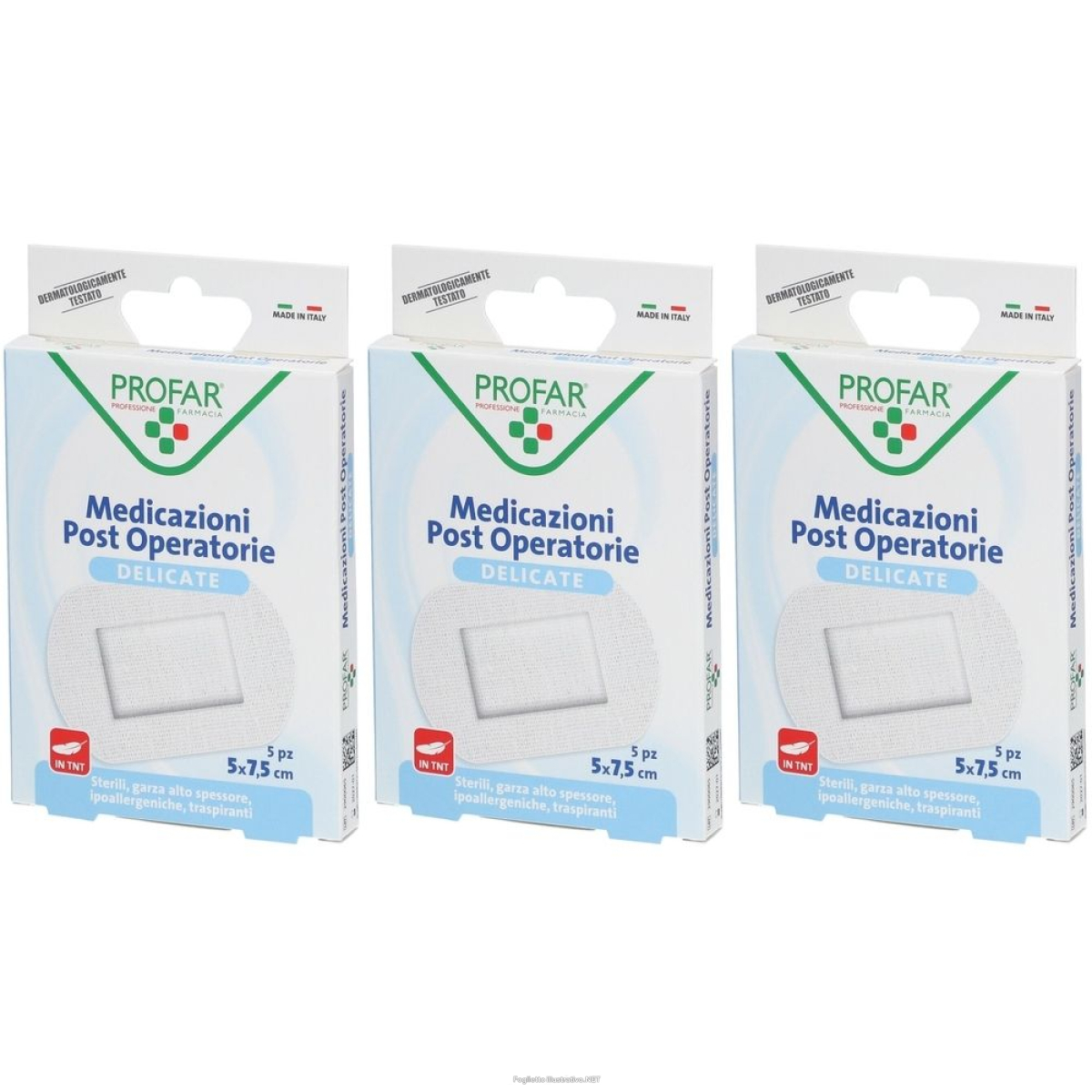 Cerca Offerte di profar® medicazioni post operatorie 5 x 7,5 cm set da 3 3x5 pz cerotto e acquista online