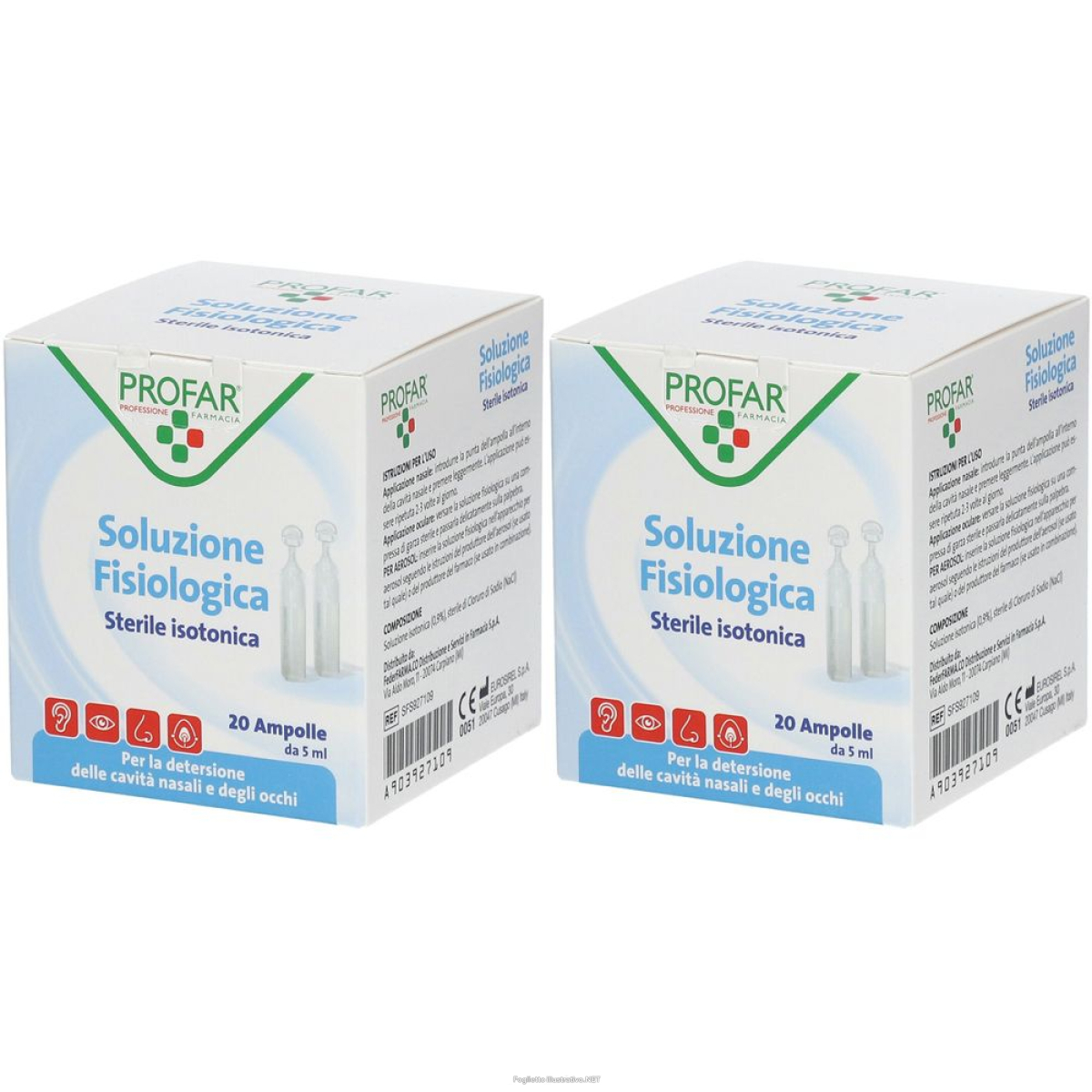 Cerca Offerte di profar® soluzione fisiologica set da 2 2x20x5 ml fiale e acquista online