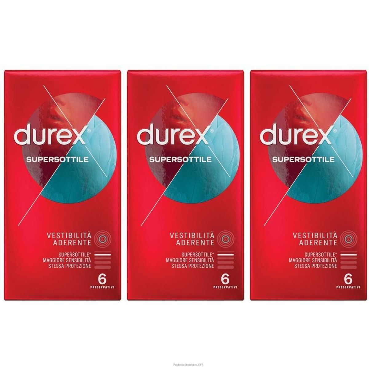 Cerca Offerte di profilattico durex supersottile close fit 6 pezzi 3x6 st e acquista online