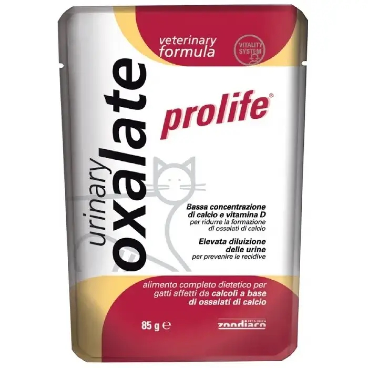 Cerca Offerte di prolife cat vet urinary oxalate cibo umido per gatti adulti bustina 85g prolife e acquista online