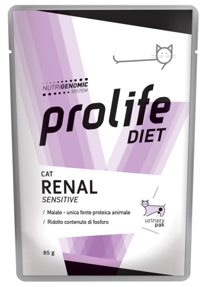 Cerca Offerte di Prolife diet cat renal sensitive maiale - alimento completo per gatti con insufficienza renale 85 gr e acquista online
