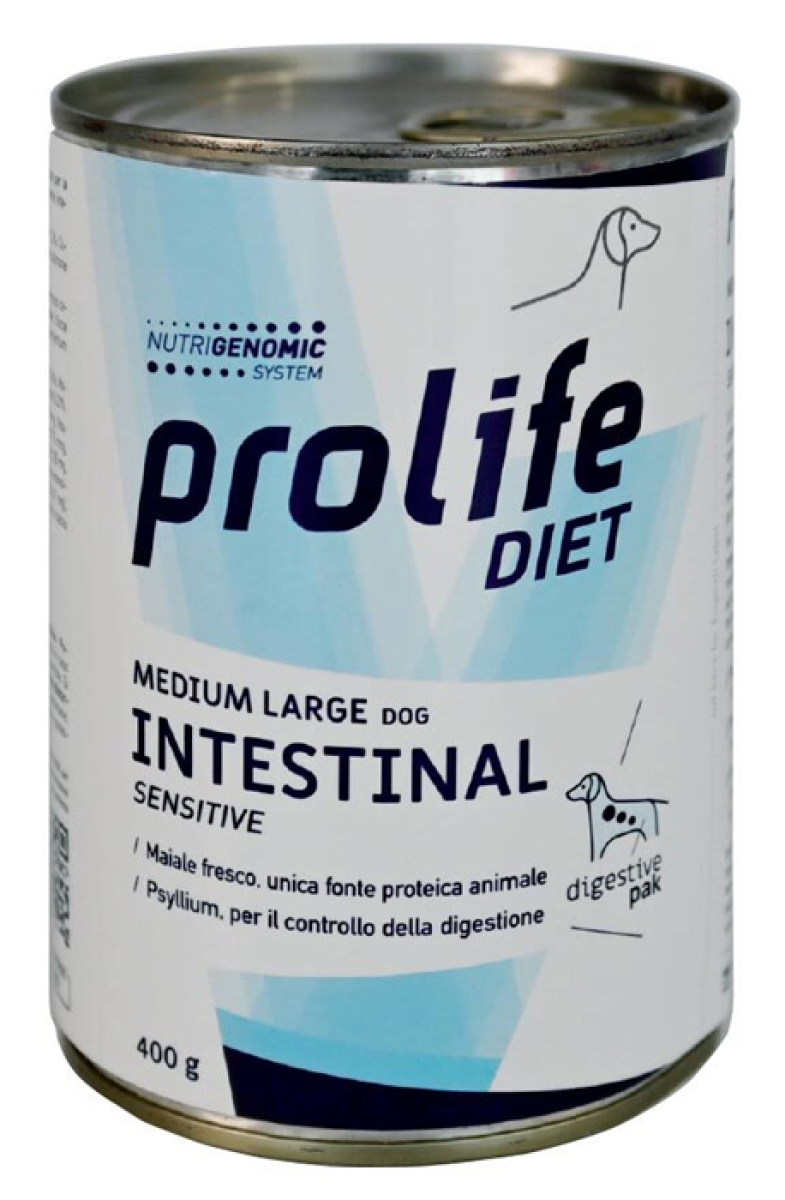 Cerca Offerte di Prolife diet dog medium large intestinal sensitive maiale - alimento umido per cani con sensibilità intestinale 400 gr e acquista online