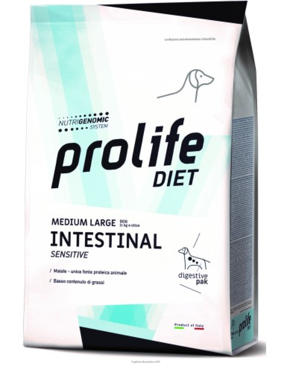 Cerca Offerte di prolife dog diet intestinal sensitive cibo secco per cani taglia media/grande sacco 2kg 197b e acquista online